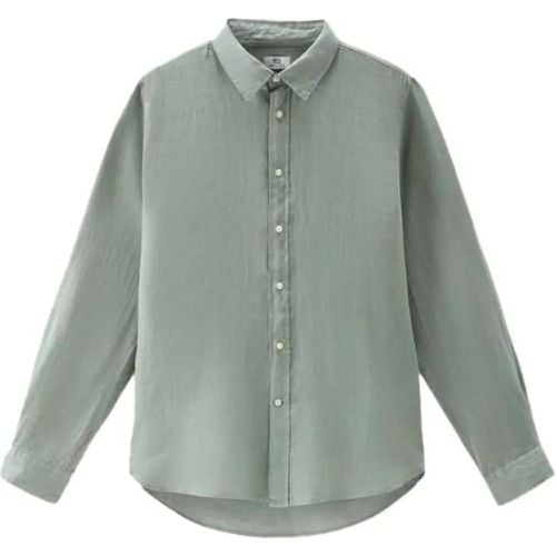 Shirts Green - Größe M - Woolrich - Modalova