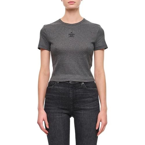 Ribbed T-Shirt - Größe L - Fendi - Modalova