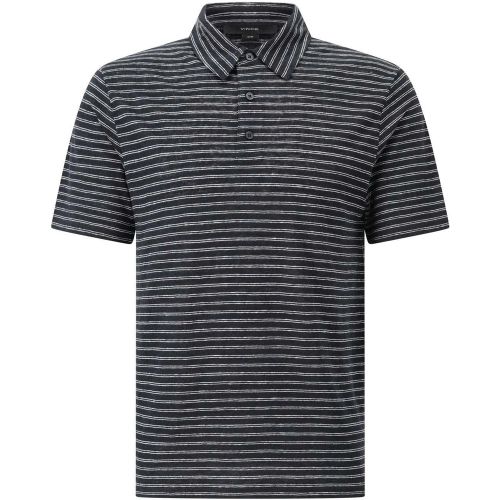 Gestreiftes Polo-Shirt aus Leinen - Größe M - Vince - Modalova
