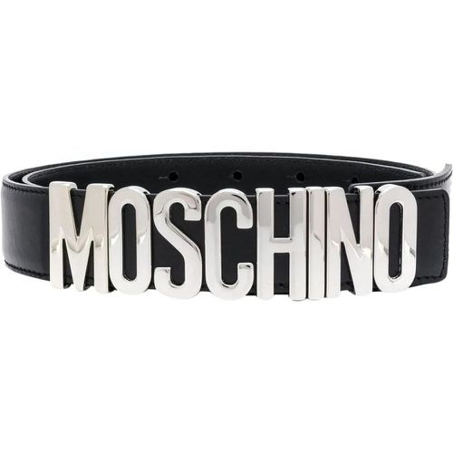 Gürtel - Belts Black Black - Gr. 52 - in - für Damen - Moschino - Modalova