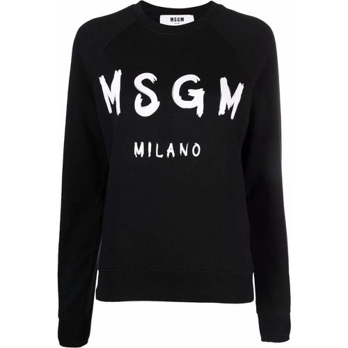 Sweatshirt black - Größe L - MSGM - Modalova