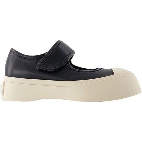 Loafer - Mary Jane Sneakers - Leather - Black - Gr. 35 (EU) - in - für Damen - Marni - Modalova