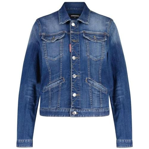 Boyfriend Jeansjacke - Größe 34 - Dsquared2 - Modalova