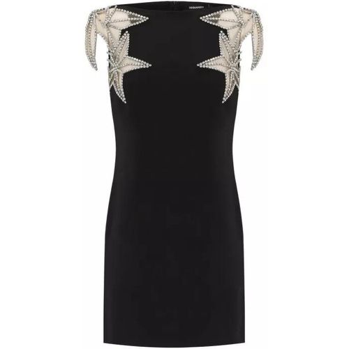 Starry Night Black Dress - Größe 42 - black - Dsquared2 - Modalova