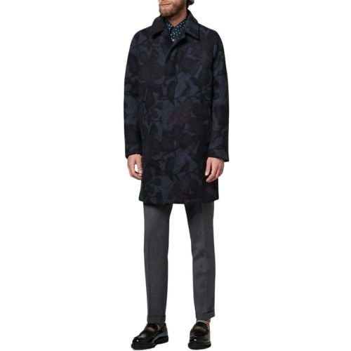 Manteau print Feuilles bleu brun Laine M1R 391Y N0 - Größe L - Paul Smith - Modalova