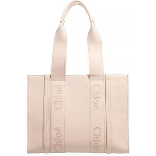 Tote - Medium Woody Tote Bag - Gr. unisize - in Gold - für Damen - Chloé - Modalova