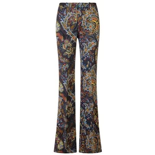 Brown Viscose Trousers - Größe 42 - ETRO - Modalova