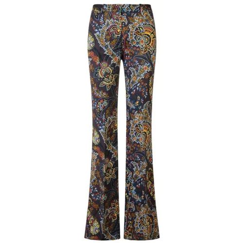 Brown Viscose Trousers - Größe 44 - ETRO - Modalova