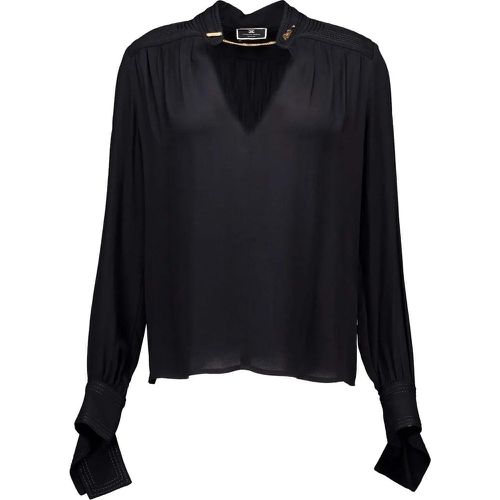 Blouses Zwart Ca03037e2 - Größe IT 40 - Elisabetta Franchi - Modalova