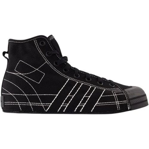 Sneakers - Nizza Hi Sneakers - Leather - Black - Gr. 7_5 - in - für Damen - Y-3 - Modalova