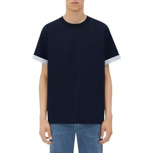 Double Layer T-Shirt - Größe L - blue - Bottega Veneta - Modalova