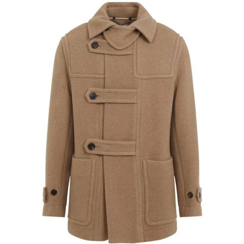 Ranner Camel Wool Coat - Größe L - Dries Van Noten - Modalova