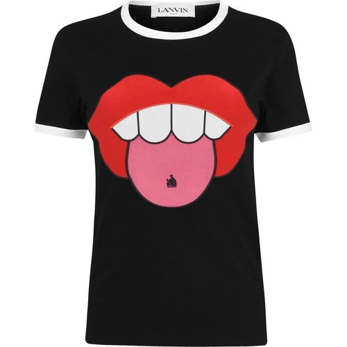 Lips Logo T-shirt - Größe XS - Lanvin - Modalova