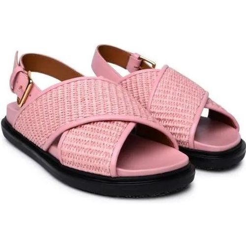 Sandalen & Sandaletten - Leather Blend Sandals - Gr. 35 (EU) - in Rosa - für Damen - Marni - Modalova