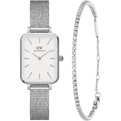 Uhr - Quadro damen Geschenkset Silber - Gr. unisize - in Silber - für Damen - Daniel Wellington - Modalova