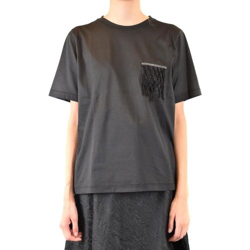 Tshirt Short Sleeves Black - Größe 46 - Fabiana Filippi - Modalova