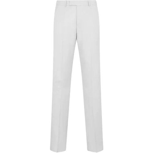 Grey Wool Pants - Größe 48 - Christian Dior - Modalova