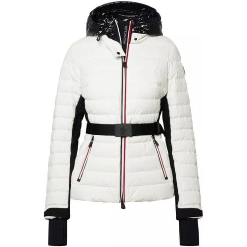 Bruche' Short Down Jacket In White Technical Popl - Größe 1 - white - Moncler - Modalova