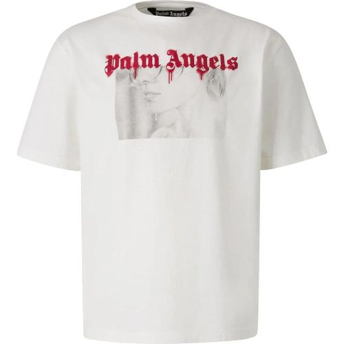 Portrait Motif T-shirt - Größe L - Palm Angels - Modalova