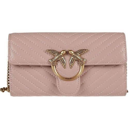 Portemonnaie - Love One Wallet Nude & Neutrals - Gr. unisize - in - für Damen - pinko - Modalova