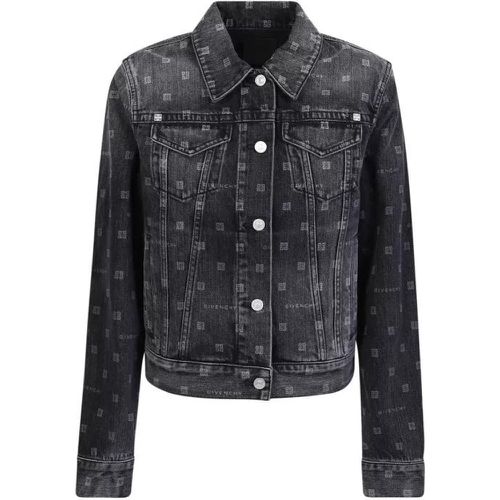 Iconic 4G Motif All-Over Denim Jacket - Größe XS - black - Givenchy - Modalova