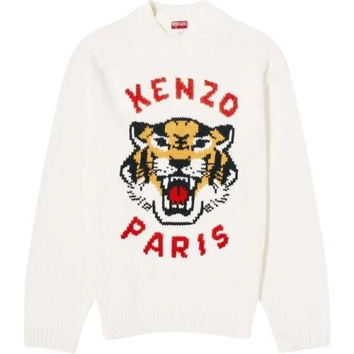 Lucky Tiger Logo Sweater - Größe L - Kenzo - Modalova