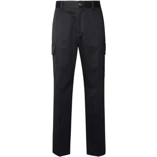 Cargo Pants In Black Cotton - Größe 46 - black - Versace - Modalova