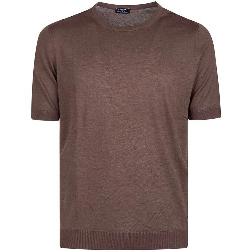 T-shirt Brown - Größe 48 - Barba Napoli - Modalova
