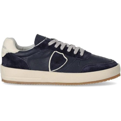 Low-Top Sneaker - NICE LOW BLAUER SNEAKER - Gr. 42 (EU) - in - für Damen - Philippe Model - Modalova