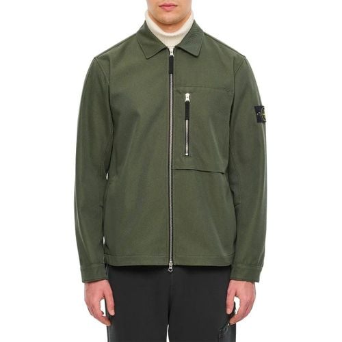 Cotton Nylon Drill Jacket - Größe L - Stone Island - Modalova