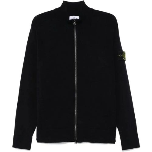 Compass-Badge Cardigan - Größe XXL - blau - Stone Island - Modalova