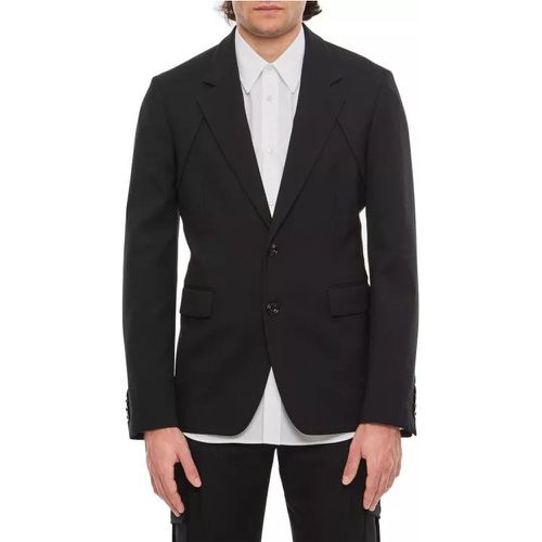 Wool Gabardine Harness Jacket - Größe 48 - alexander mcqueen - Modalova