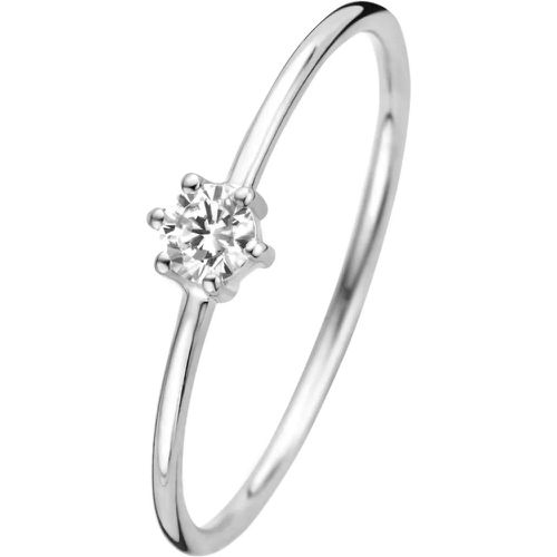 Ring - Saint Germain Abelle 14 Karat Ring With Zirconia - Gr. 48 - in Silber - für Damen - Isabel Bernard - Modalova
