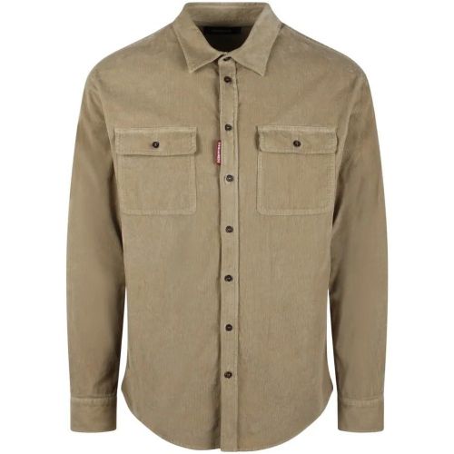 Corduroy Shirt - Größe 48 - Dsquared2 - Modalova