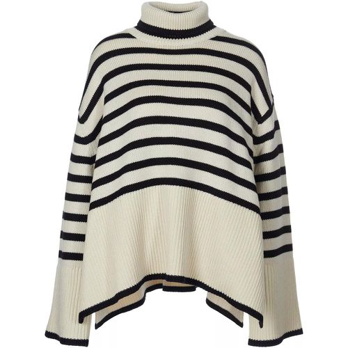 Stripe Turtleneck - Größe M - creme - TOTEME - Modalova