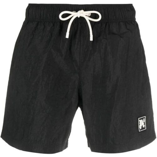 Swim Shorts With Logo - Größe S - schwarz - Palm Angels - Modalova