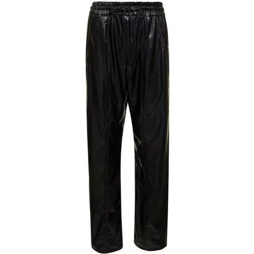 Brina' Black Pants With Drawstring Closure In Shin - Größe 34 - black - Etoile Isabel Marant - Modalova