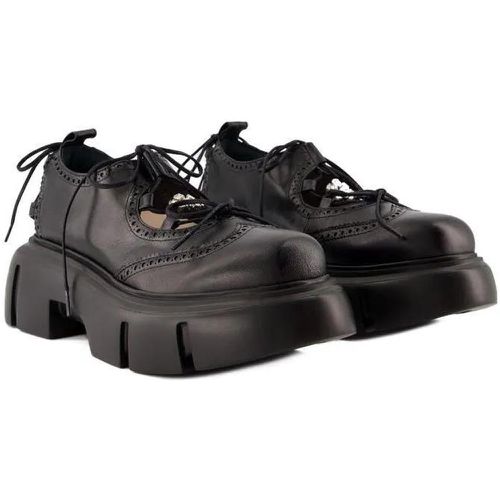 Sneakers - Ghillie Brogue Sneakers - Leather - Black - Gr. 40 (EU) - in - für Damen - Simone Rocha - Modalova