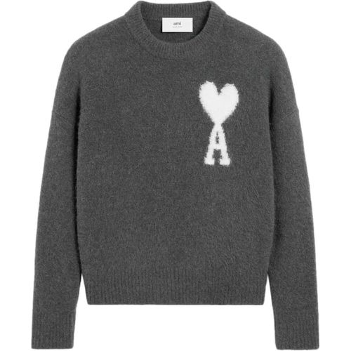 Crew-Neck Jumper - Größe M - AMI Paris - Modalova