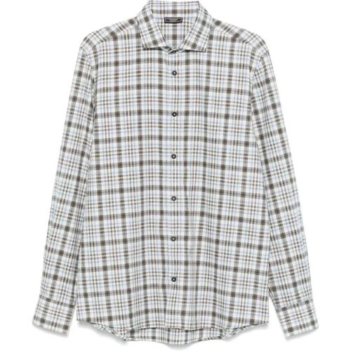 Checked Pattern Shirt - Größe 50 - PESERICO - Modalova