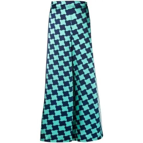 Graphic-Print Silk Trousers - Größe 36 - Casablanca - Modalova