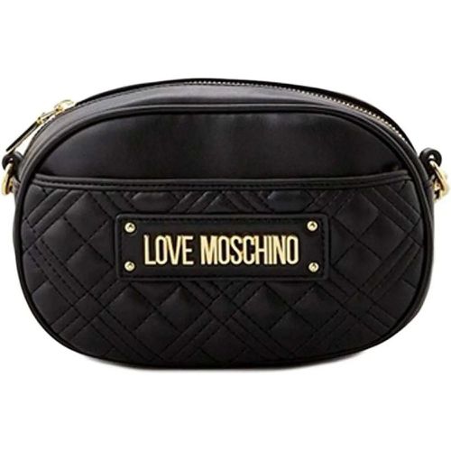 Totes & Shopper - Quilted Logo Plaque Crossbody Bag - Gr. unisize - in - für Damen - Moschino - Modalova