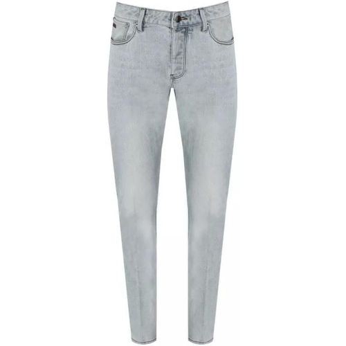 J75 Slim Fit Light Blue Jeans - Größe 30 - blue - Emporio Armani - Modalova