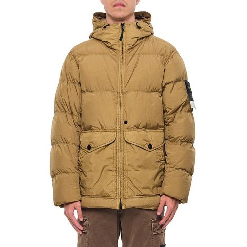 Down Jacket Crinkle Reps R-Ny - Größe L - beige - Stone Island - Modalova