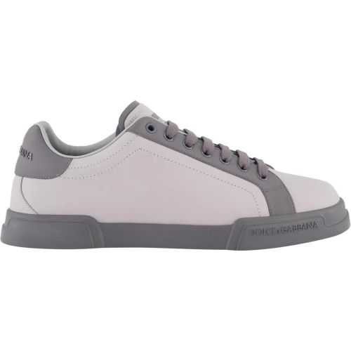 Low-Top Sneaker - Heren Portofino Sneakers Grijs - Gr. 41 (EU) - in - für Damen - Dolce&Gabbana - Modalova