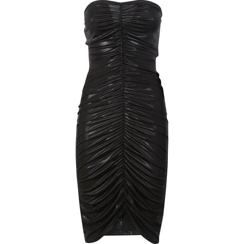 Strapless Shirred Front Dress Black - Größe M - Norma Kamali - Modalova