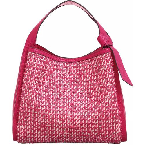 Crossbody Bags - Knott Raffia Tweed Medium Crossbody Tote - Gr. unisize - in Rosa - für Damen - kate spade new york - Modalova