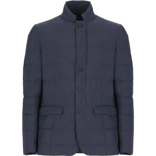 Laminar Down Jacket - Größe 50 - blau - Herno - Modalova