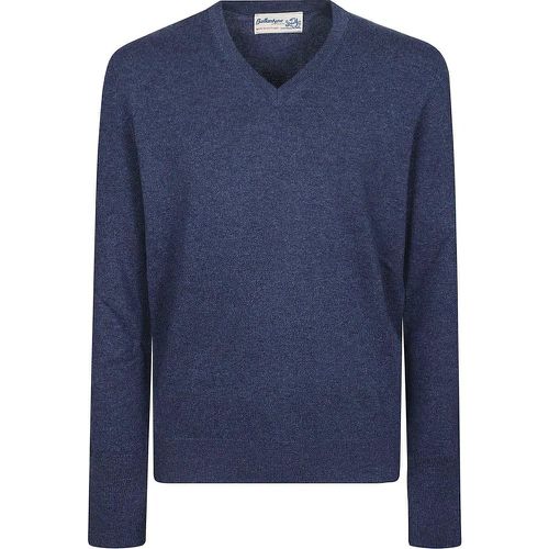 Plain V-neck Sweater - Größe 48 - Ballantyne - Modalova