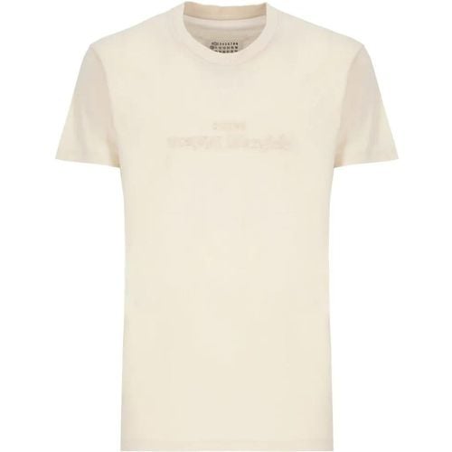 T-Shirt With Logo - Größe L - Maison Margiela - Modalova